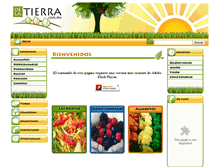 Tablet Screenshot of delatierra.com.mx